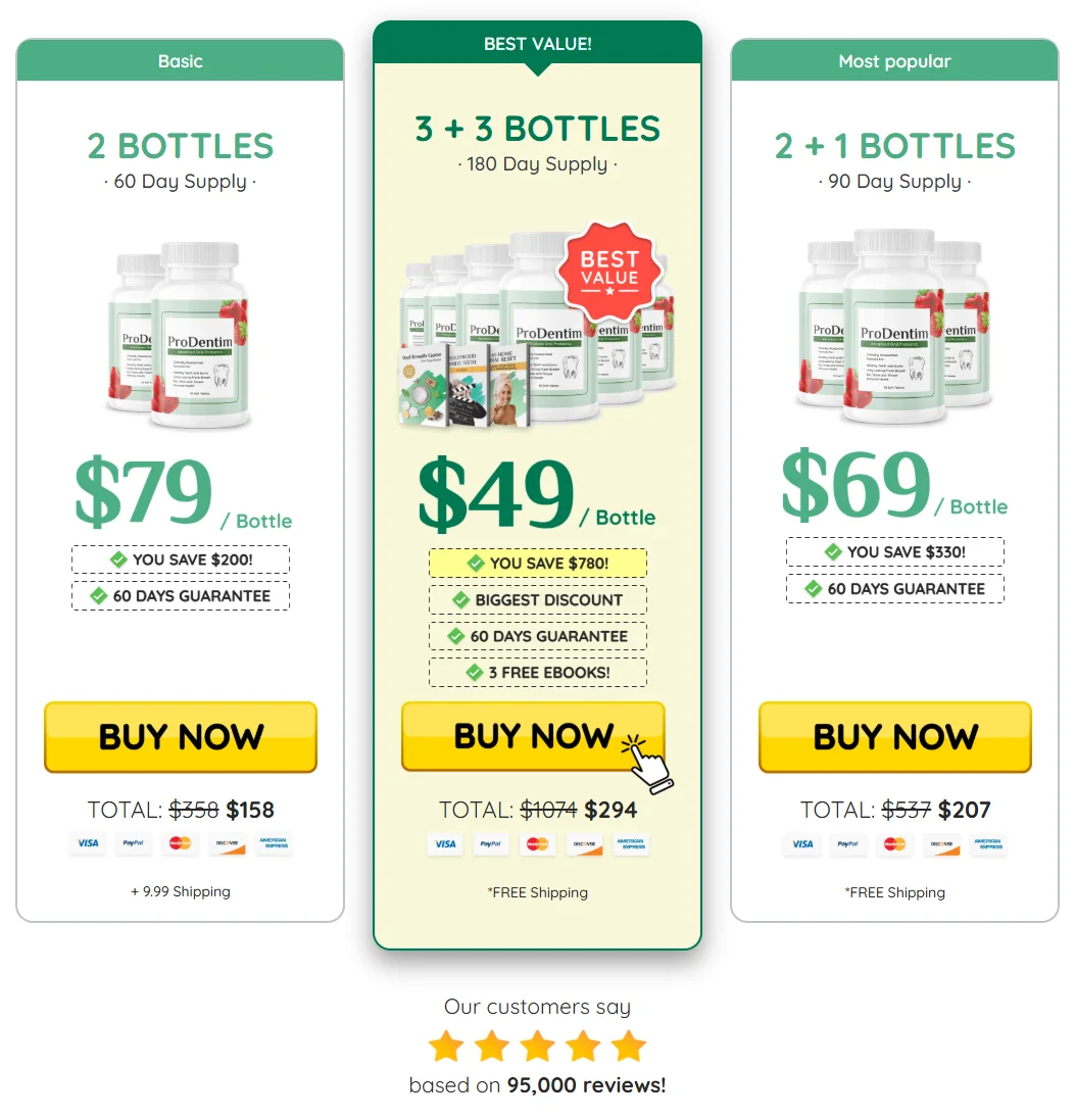 ProDentim order now 1